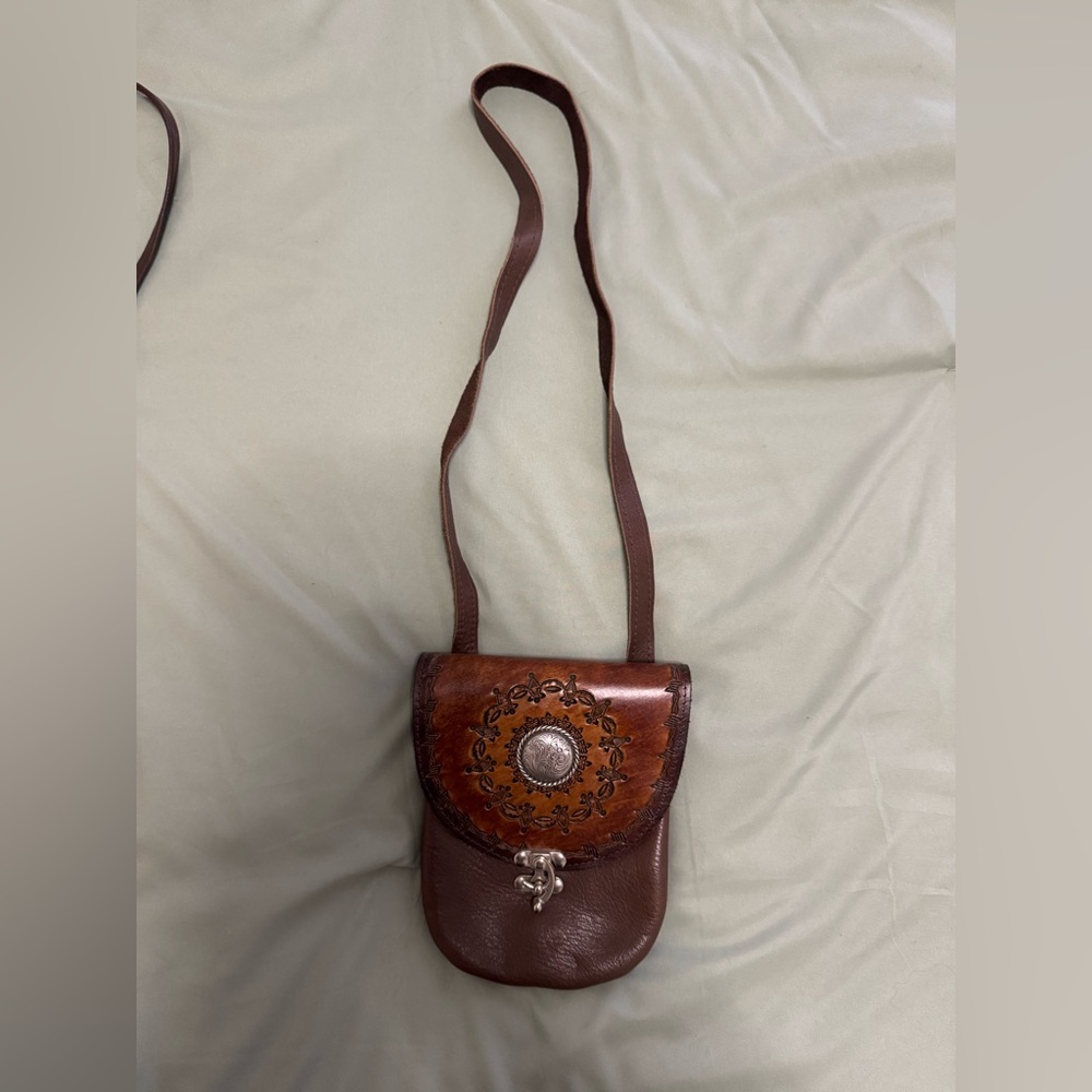 Brown Leather Crossbody/Belt Bag